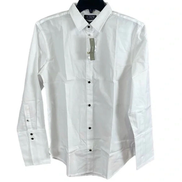J. Crew Garçon Tuxedo Cotton Poplin Shirt - Picture 5 of 16